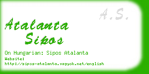 atalanta sipos business card